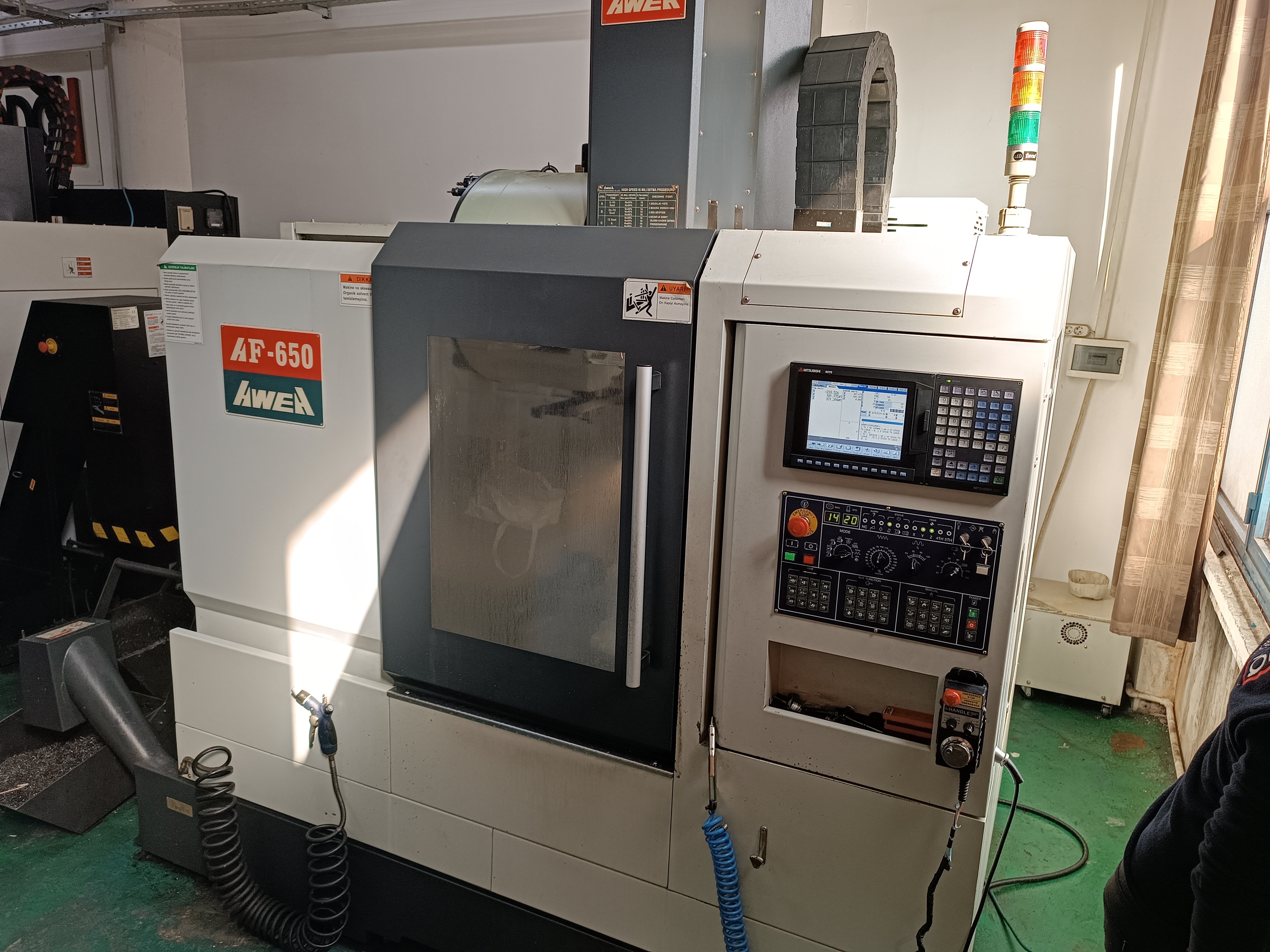 2014 AWEA AF-650 CNC DİK İŞLEME 